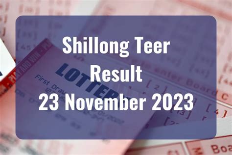 shillong night ka result|Shillong TEER RESULT [25 Apr 2024] Today LIVE FR, SR.